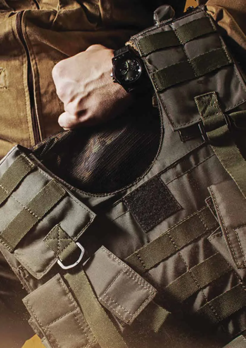 MOLLE webbing detail