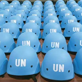 UN-marked helmet production run