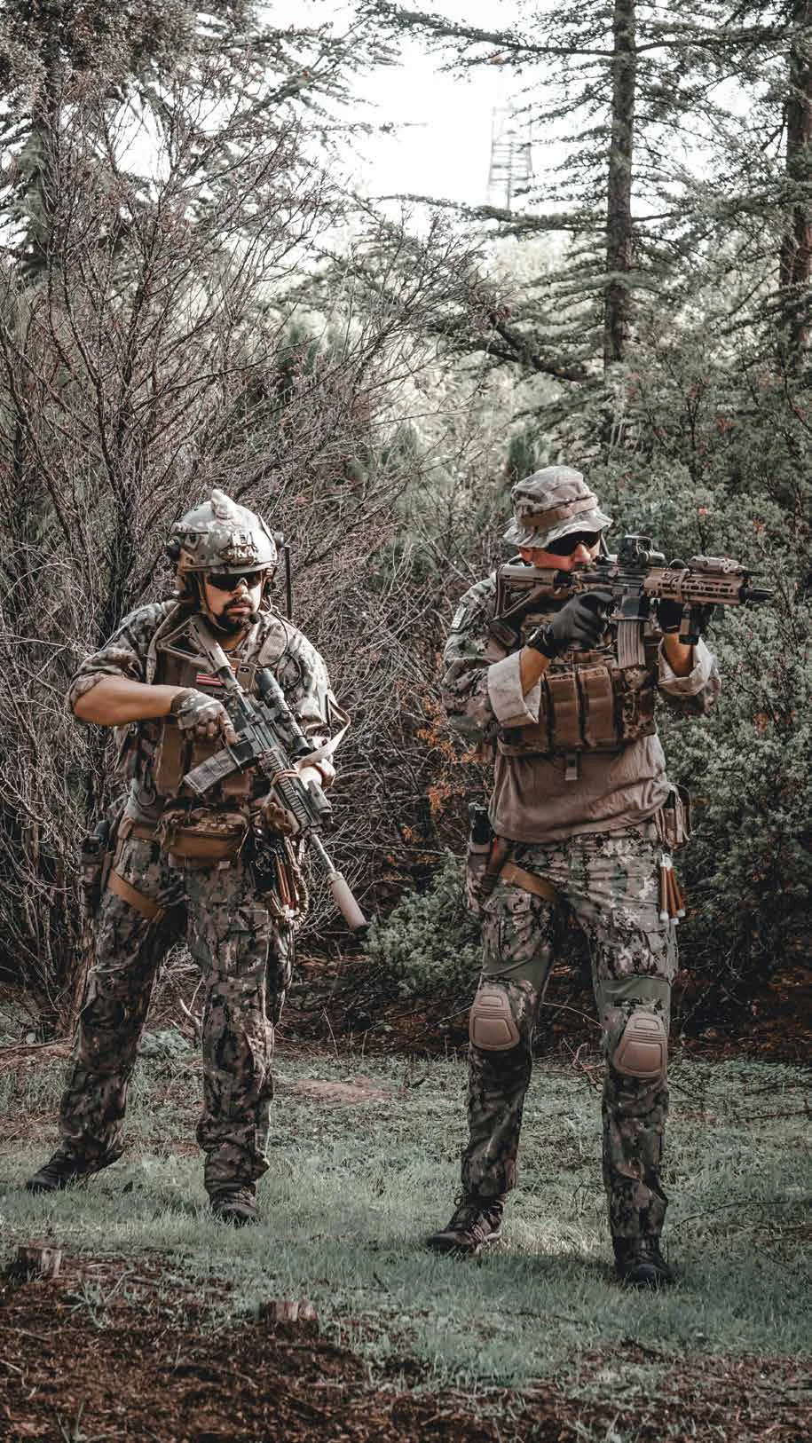 Personnel equipped with TCMI protection